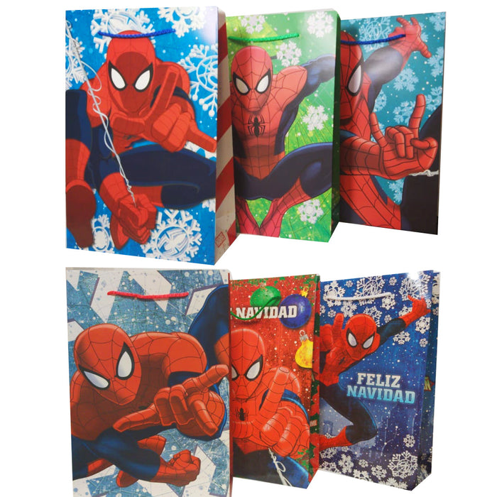 Bolsa De Regalo Jumbo Spiderman Navidad Granmark 12/24