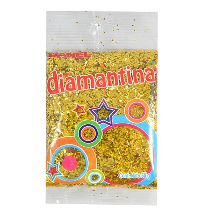 Diamantina Fina Oro 50 g Pascua