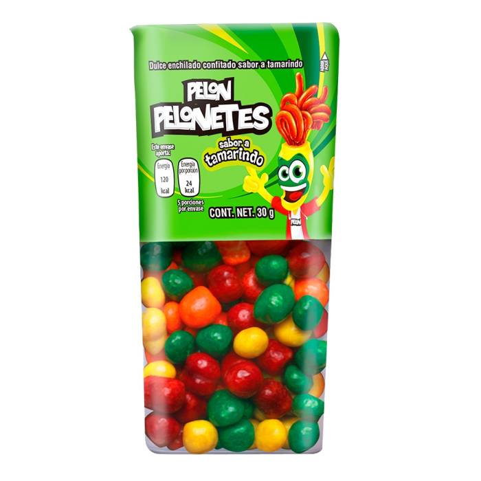 Bolitas Pelon Pelonetes Tamarindo 30 gr