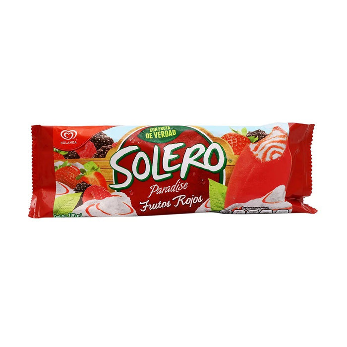 Solero Paradise Hecho con Frutas Rojas de Michoacán 94 ml Holanda