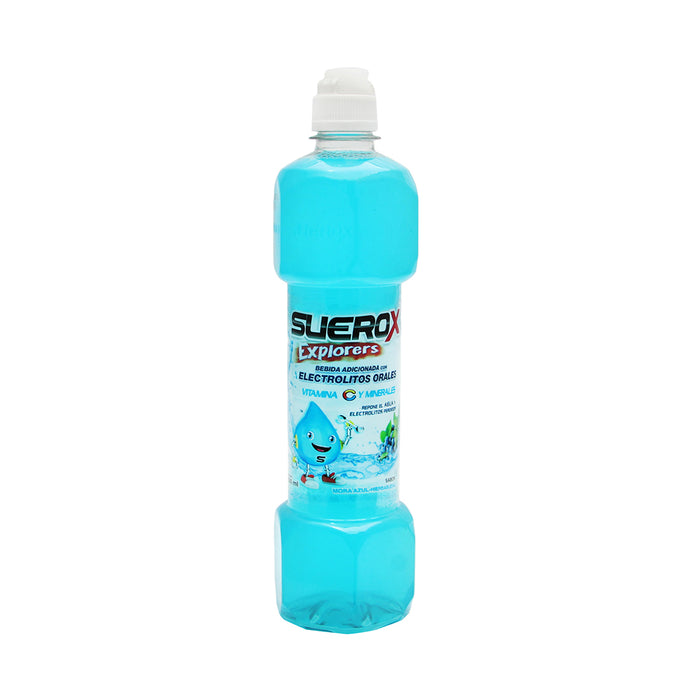 Suerox Explorers Mora Azul y Hierbabuena 500 ml Electrolitos Orales