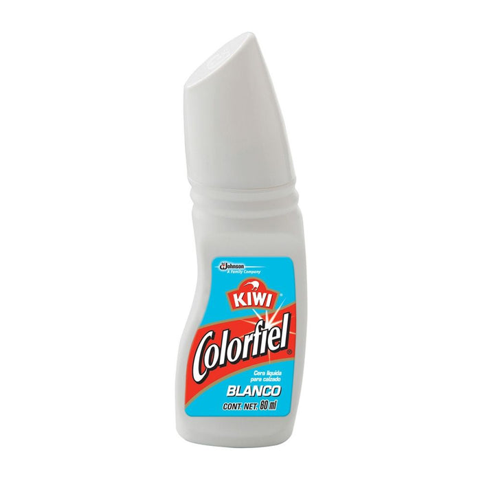 Cera Liquida Para Calzado Colorfiel Kiwi 60 ml Blanco