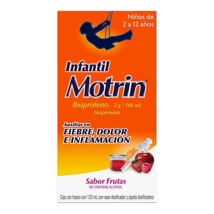 Ibuprofeno 2 g/100 ml Motrin Infantil Solucion 120 ml Janssen Cilag