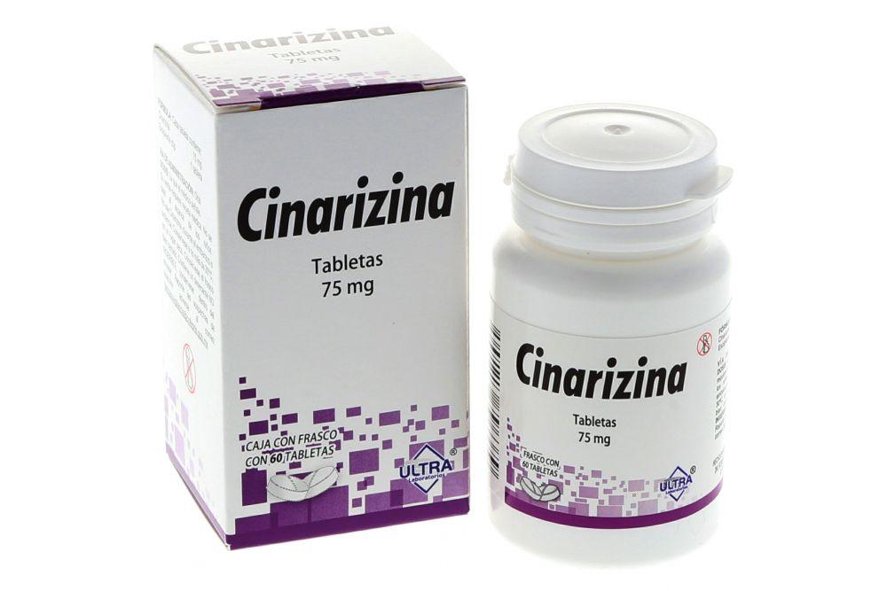 Cinarizina 75 mg Caja con 60 Tabletas Ultra Laboratorios