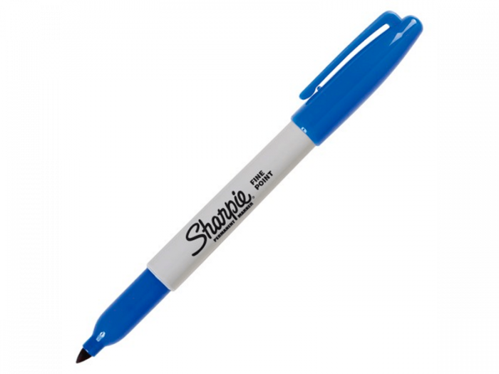 Marcador Sharpie Fina Azul