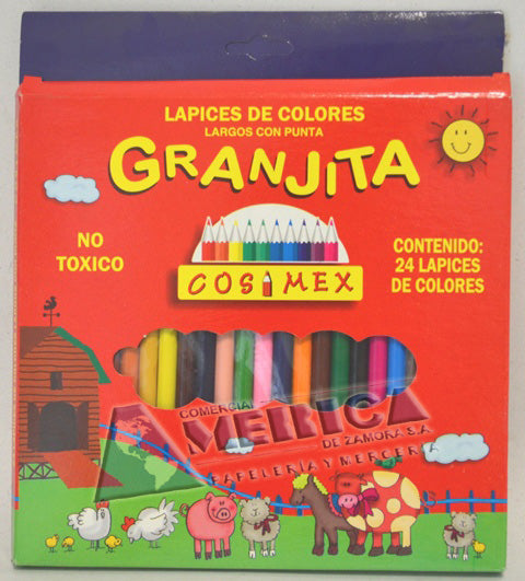 Colores Granjita Cortos Con 12 Piezas Cosimex