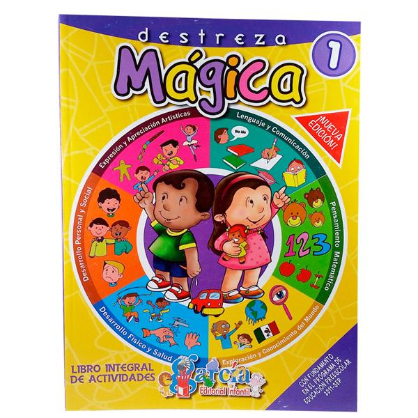 Libro Destreza Mágica 1 para Colorear y Actividades Editorial Garcia