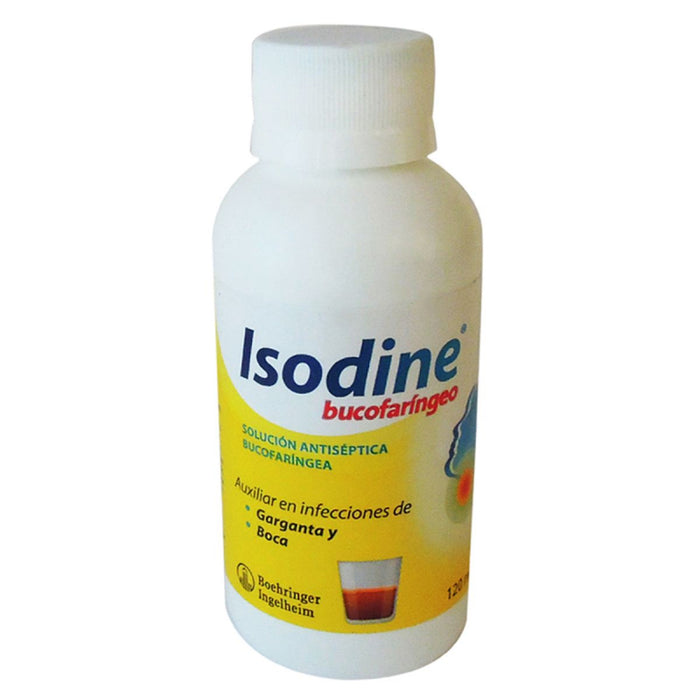 Isodine Bucofaringeo Solucion 120 ml Cura Y Desinfecta Sanofi