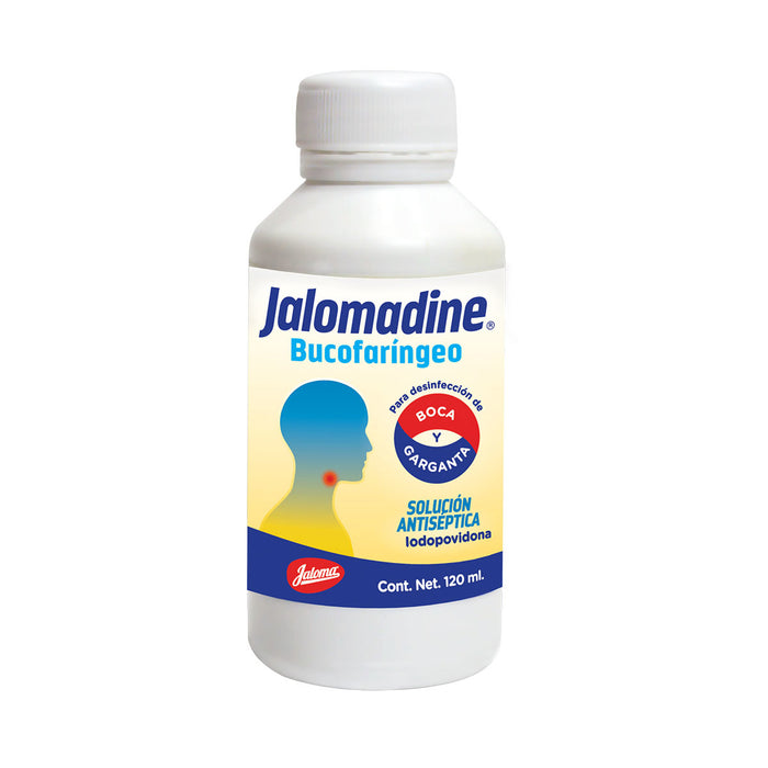 Jolomadine Bucofaringeo 120 ml Cura y Desinfecta Jolama