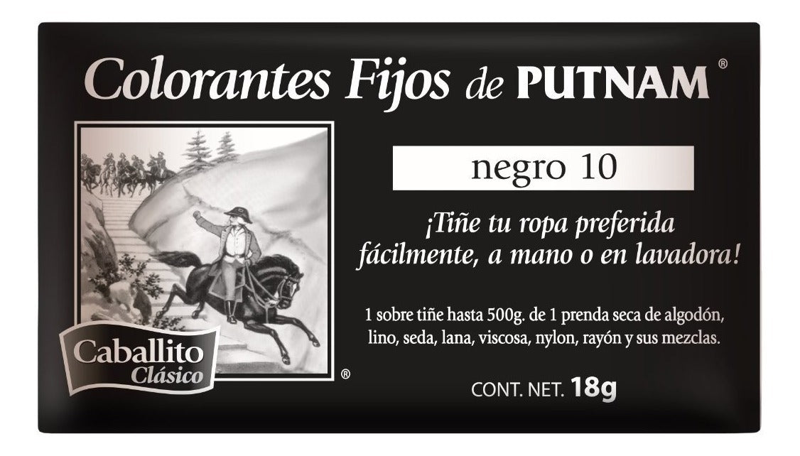 Pintura Textil Putnam Color Negro 18G