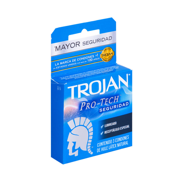 Trojan Pro Tech Seguridad 3 Condones