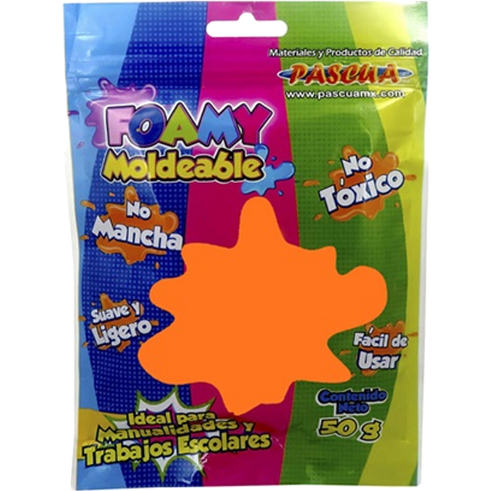 Foamy Moldeable No Mancha 50 g Color Zempazuchitl