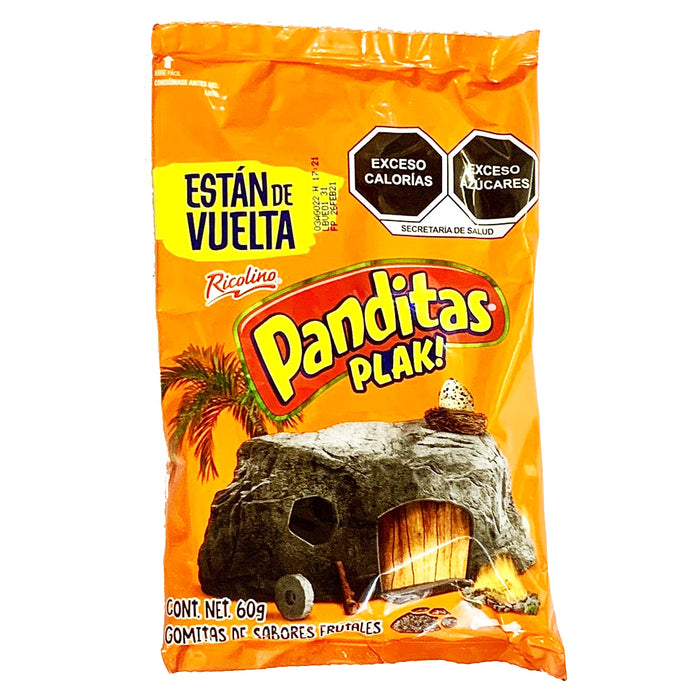 Panditas Plak¡  Ricolino 60 g Edición Limitada