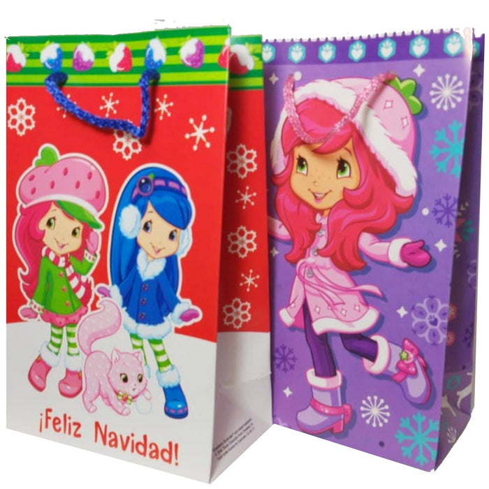 Bolsa de Regalo Mediana Navidad Con Licencia Granmark Rosita Fresita 29 x 20 x 10 cm