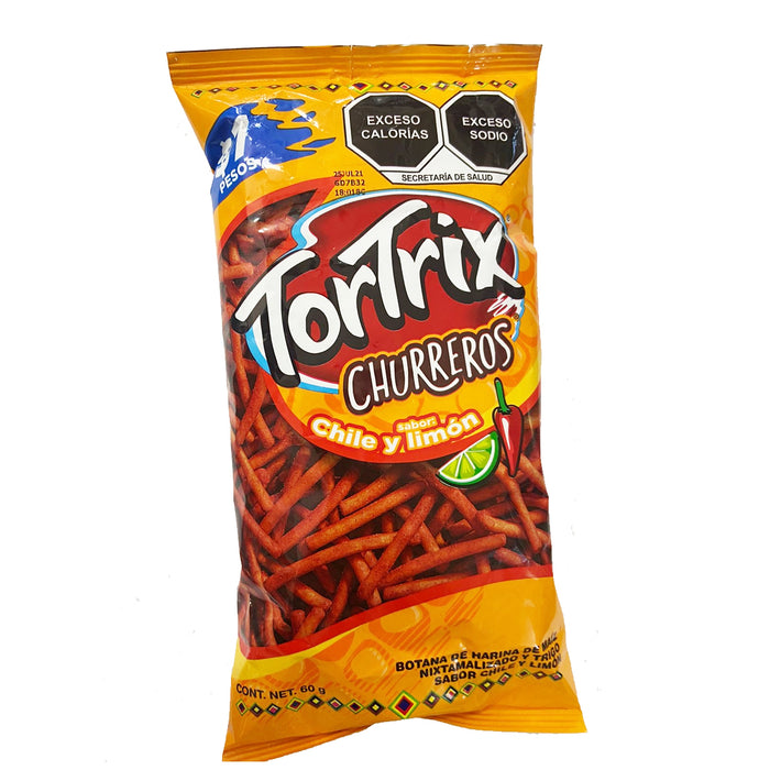 Tortrix Churreros Chile y Limón 60 g. Barcel