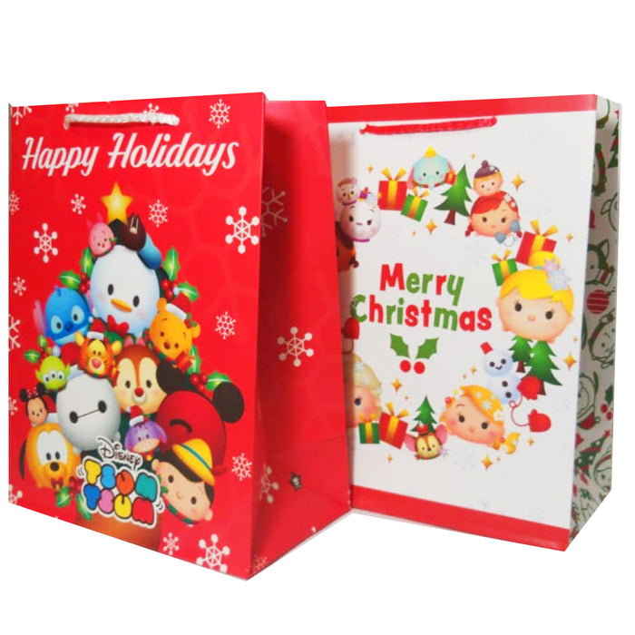 Bolsa de Regalo Mediana Con Licencia Granmark Navidad Disney Tsum 26 x 20 x 11 cm