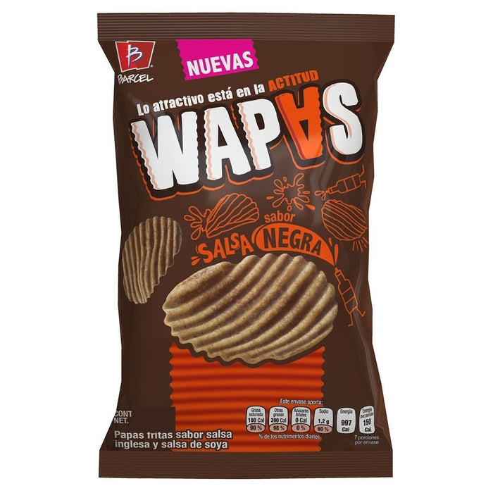 Wapas Queso Salsa Negra 50 g Barcel