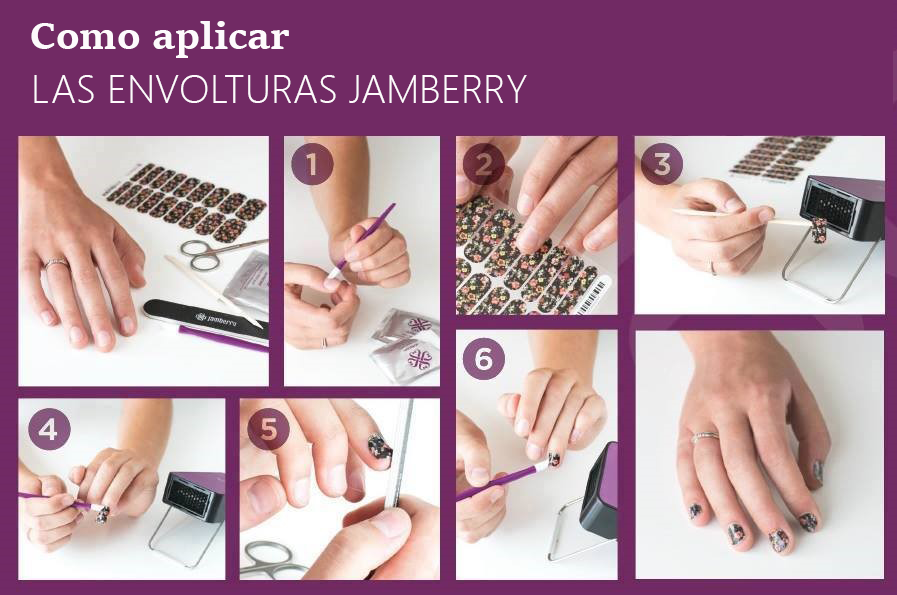 Uñas Decoradas Sticker Profesional Arte Jamberry