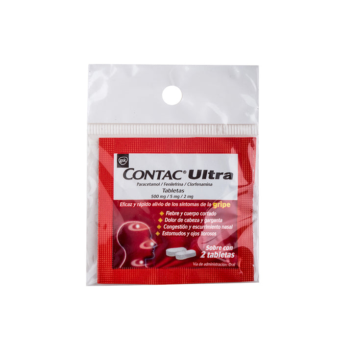 Contac Ultra 2 tabletas Gsk