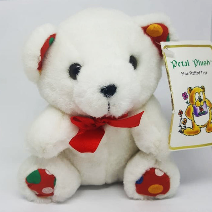 Peluche Oso Blanco Mediano San Valentín 02-2021