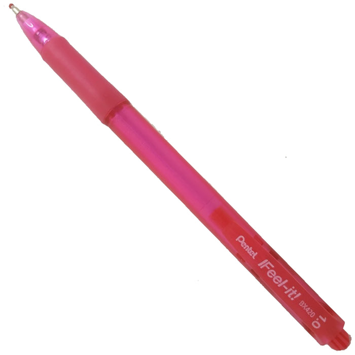 Pluma Rosa Pentel Feel it Punta 1.0