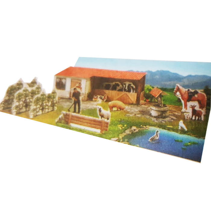 Maqueta Para Armar Doble Carta El Campo #1 Bob MQ010