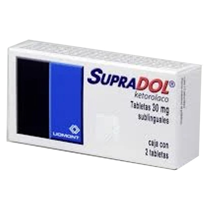 Supradol 30 mg oral 2 tabletas Sublingual