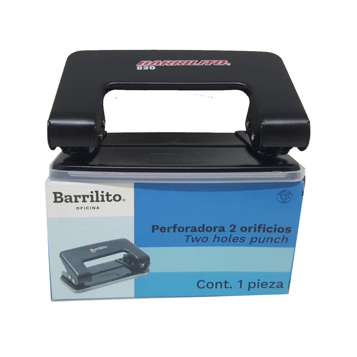 Perforadora 2 Orificios Barrilito 820