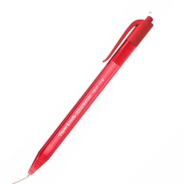 Pluma Kilometrico Retractil InkJoy Paper Mate Punta 1.0 Rojo