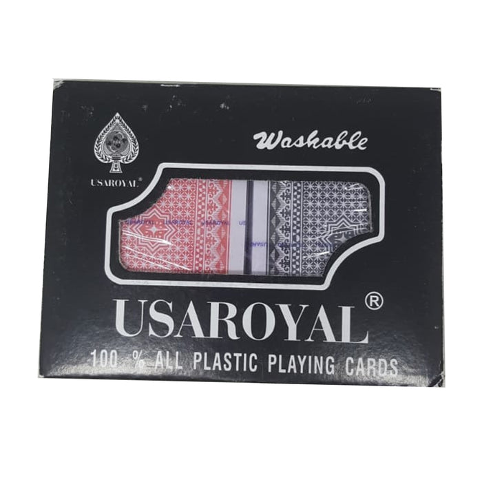 Juego de Cartas Lavable Usa Royal 2 Juegos