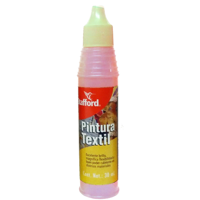 Pegamento Pintura Textil Stafford 30 ml Carne Nacarado