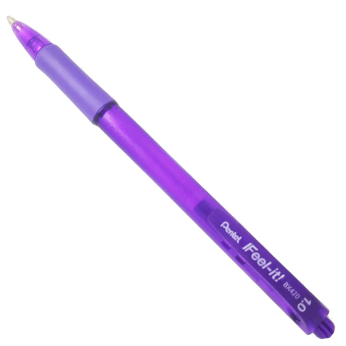 Pluma Morado Pentel Feel it Punta 1.0