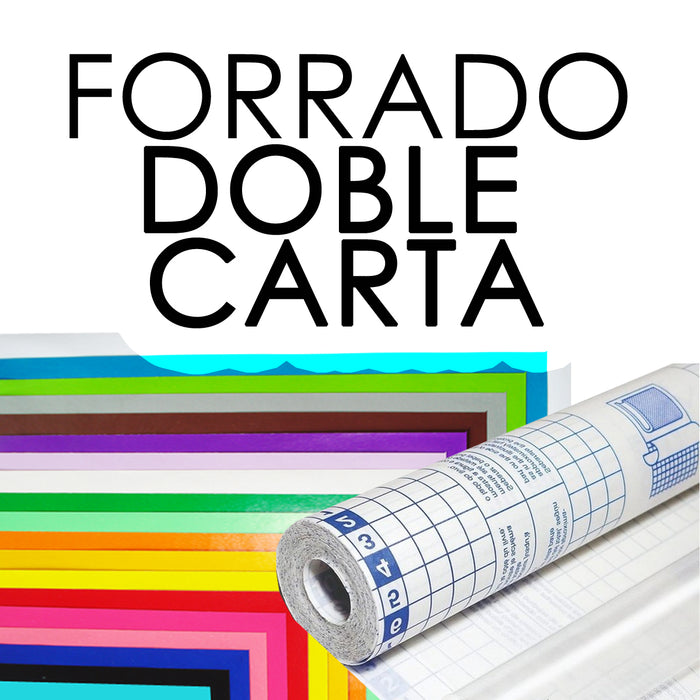 Servicio de Forrado Doble Carta con Lustre y Contac $54  02/24