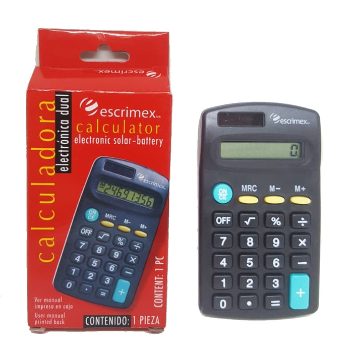 Calculadora Electrónica Dual Escrimex ELECAL008