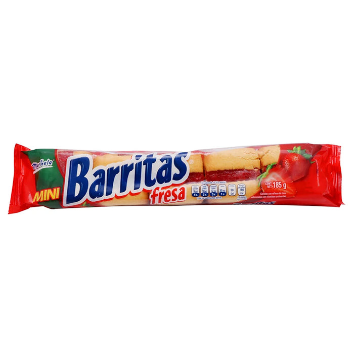 Mini Barritas Fresa 222 g Marinela