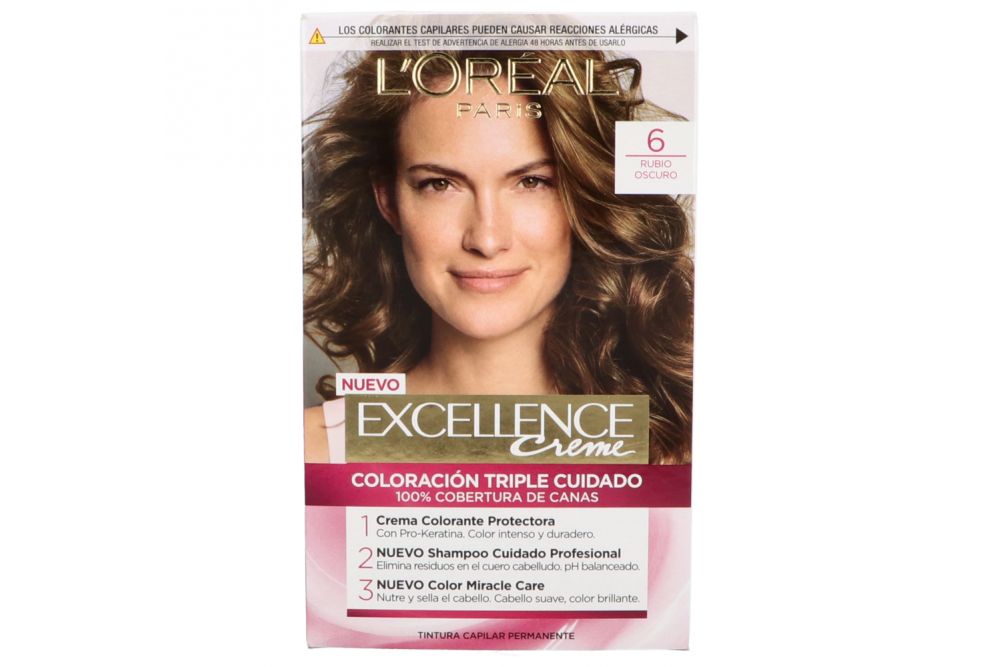 Tinte Imedia Excellence Rubio Oscuro 6 Loreal