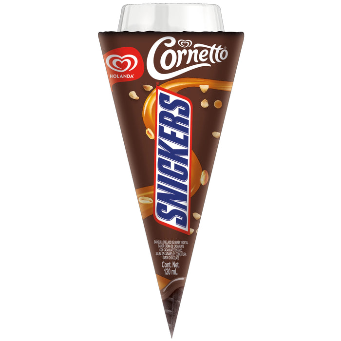 Cornetto Snickers 120 ml Holanda